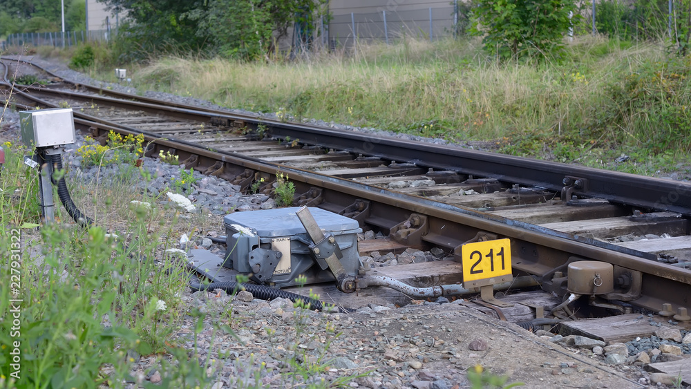 Fototapeta premium Prenez le train, c'est plus sûr !