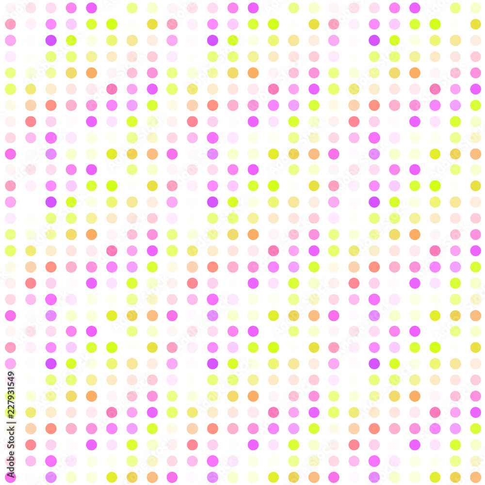 Seamless abstract pattern background with a variety of colored circles. Seamless abstract pattern background with a variety of colored circles.