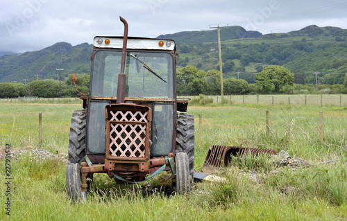 Obraz na płótnie Tractor w salonie
