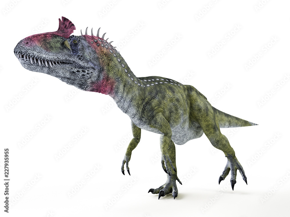 3d rendered illustration of a Cryolophosaurus