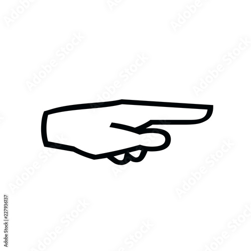 hand finger direction up, down, right, left, south, north, west, east direction icons set