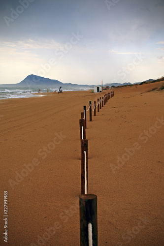 seashore and mediterranean sea photo