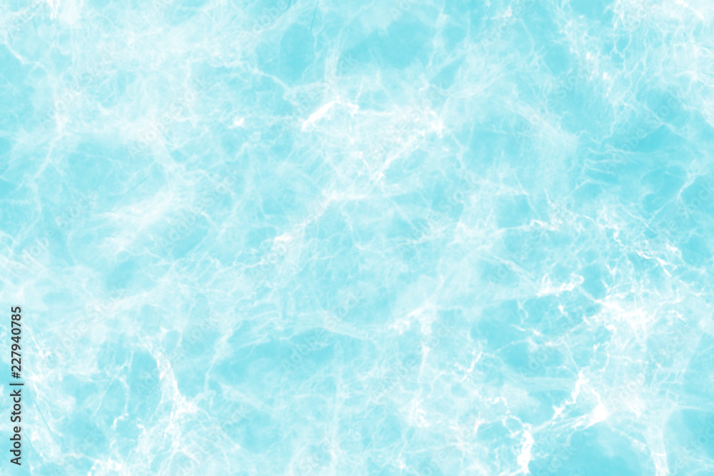 Turquoise marble texture and background for design.