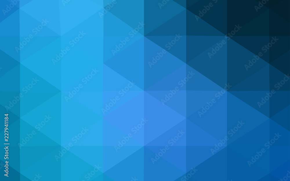 Dark BLUE vector abstract mosaic background. Dark BLUE vector abstract mosaic background.