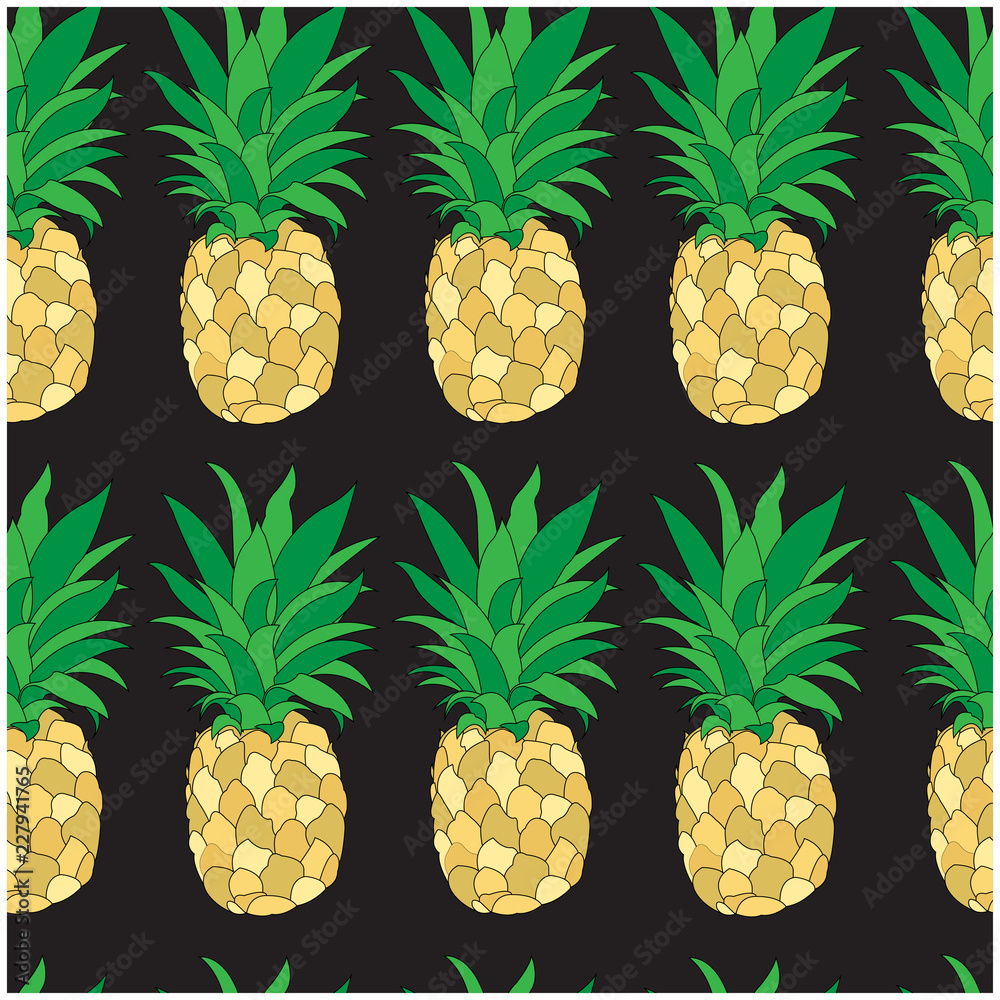 pineapple colorful pattern pineapple colorful pattern