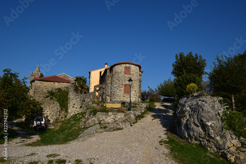 Hum (Colmo; Cholm) is a medieval town in the central part of Istria, Croatia. Hum is listed as the smallest town in the world by Guinness World Records. photo