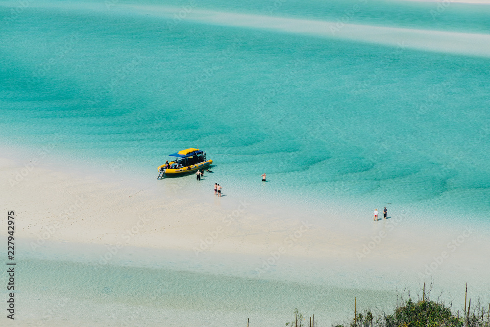 Fototapeta premium white haven beach, australia, queensland, whitsundays