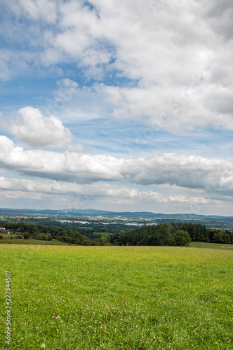 Malvern hills scenery in the autumn of the United Kingdom.