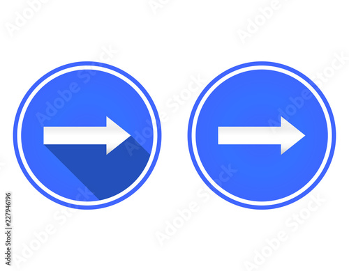Free Download Right arrow flat icon - GFXLoad