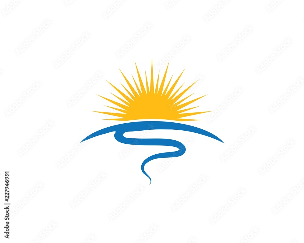 sun ilustration logo vector sun ilustration logo vector