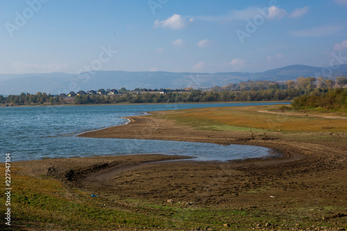 Bukowskie lake in Lubawka in Sudety, Silesia, Poland