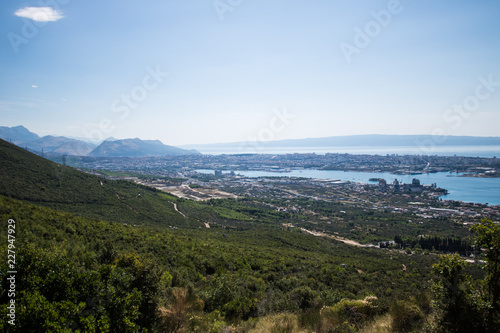 Kozjak mountains in Croatia ( panorama of Split)