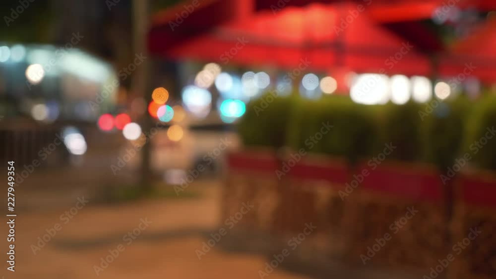 Defocused view of urban setting on city street in Paris Defocused view of urban setting on city street in Paris