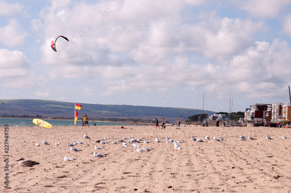 Bournemouth beach in the summertime. Bournemouth beach in the summertime.