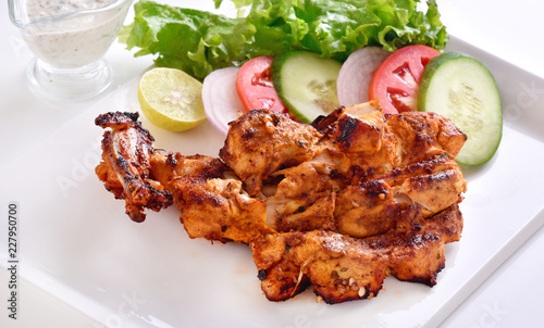 Chicken Tikka, Delicious and spicy barbecue chicken photo