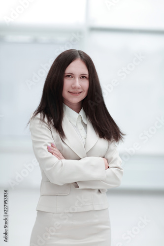 portrait of young business woman on office window background Free Download portrait of young business woman on office window background - GFXLoad