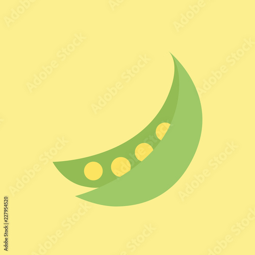Silhouette icon peas