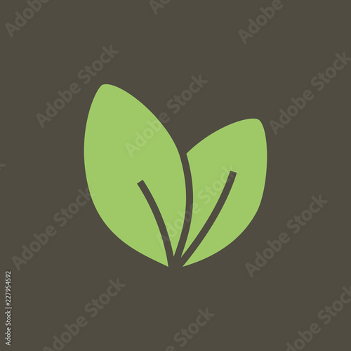 Silhouette icon salad