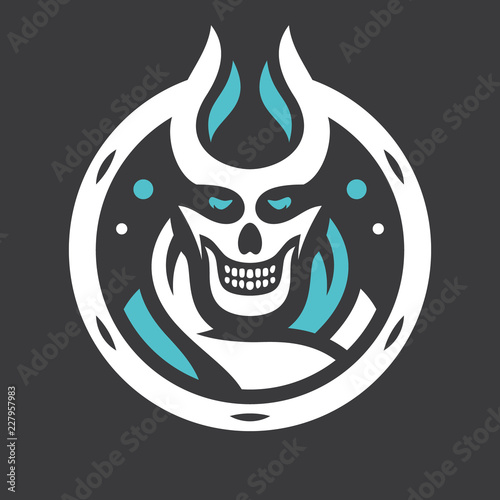 Devil Halloween sign