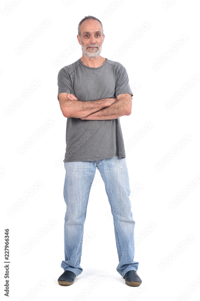 portrait of middle aged man on white portrait of middle aged man on white