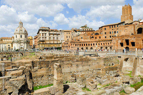 Obraz na plátně roma capitale d'italia