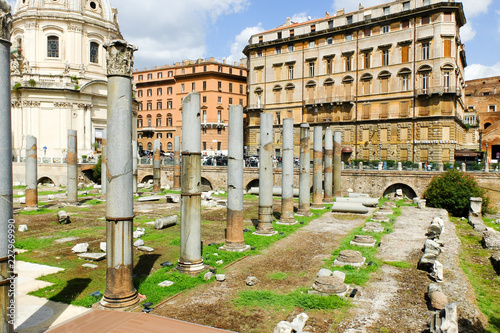 Canvas Print roma capitale d'italia