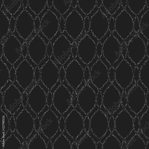Seamless ornament. Modern background. Geometric modern black and white pattern