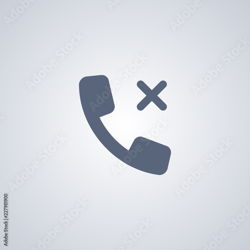 Delete contact, vector best flat icon