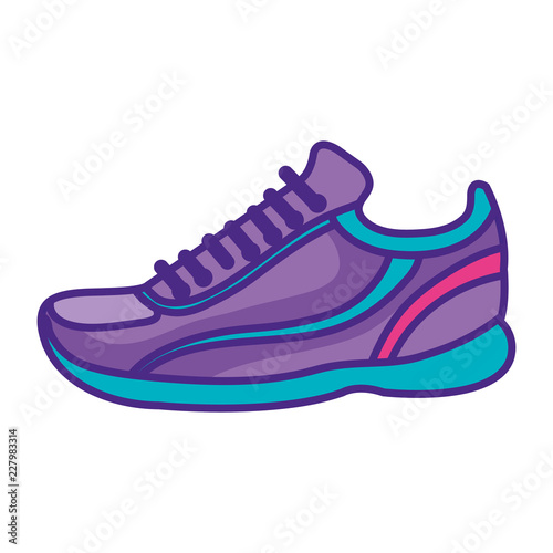 shoe runner tennis icon