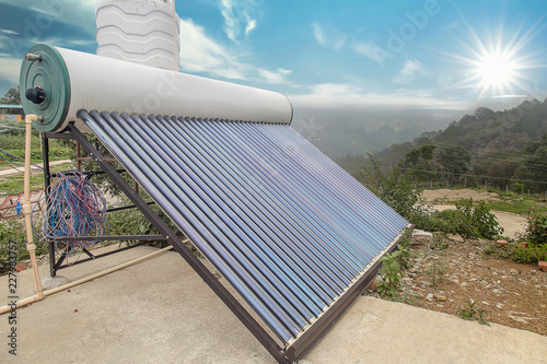 Photography Solar Water Heater