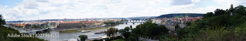 Panorama of Prague and the River Vlatva © Nataliia