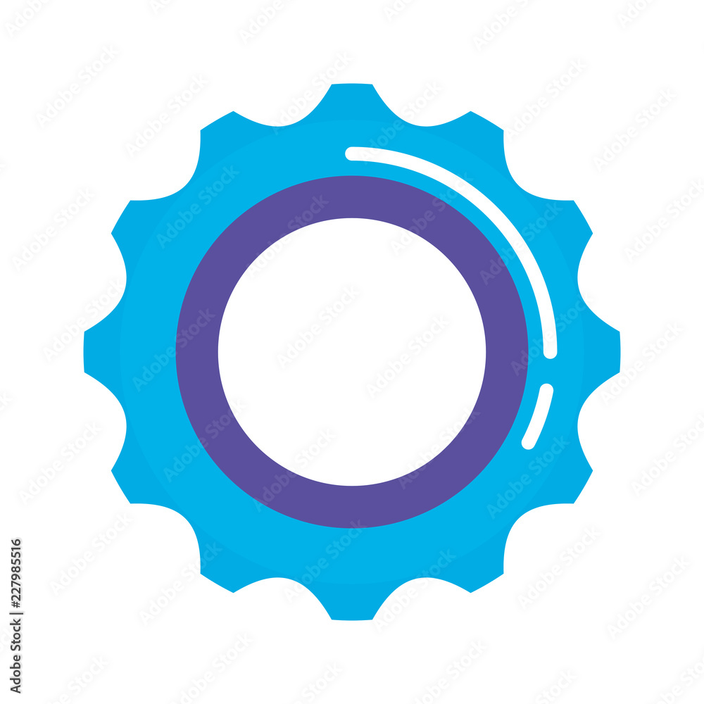 gears machinery isolated icon