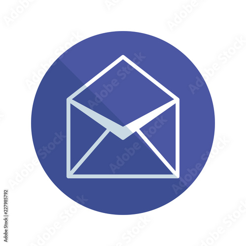 envelope mail isolated icon
