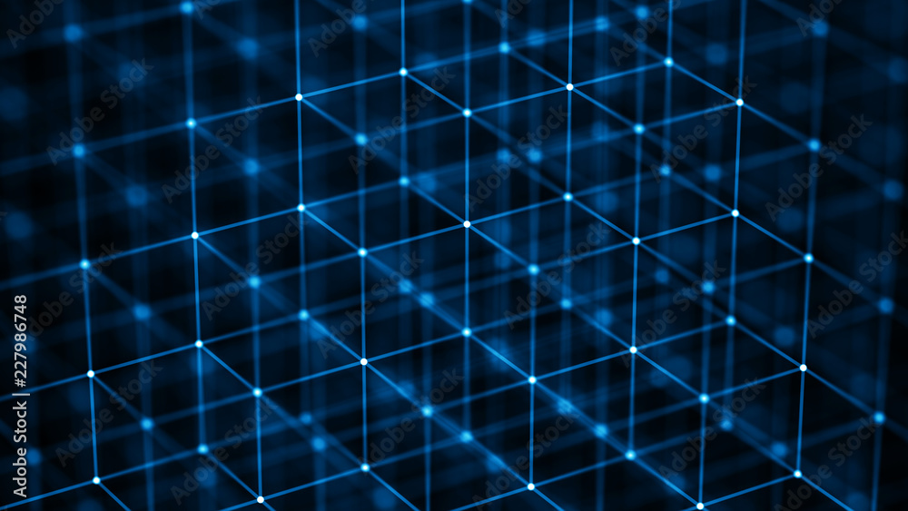 Block chain concept. Network connection. 3D Rendering. Big data visualization. 4k rendering. Block chain concept. Network connection. 3D Rendering. Big data visualization. 4k rendering.