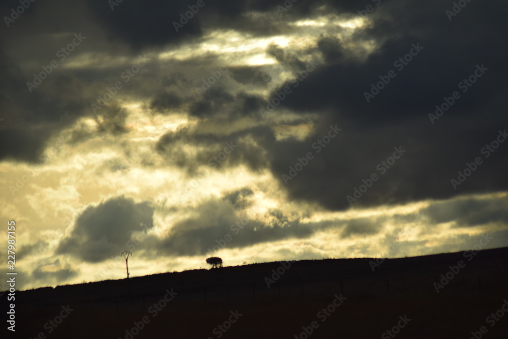 Obraz premium Nubes borrascosas