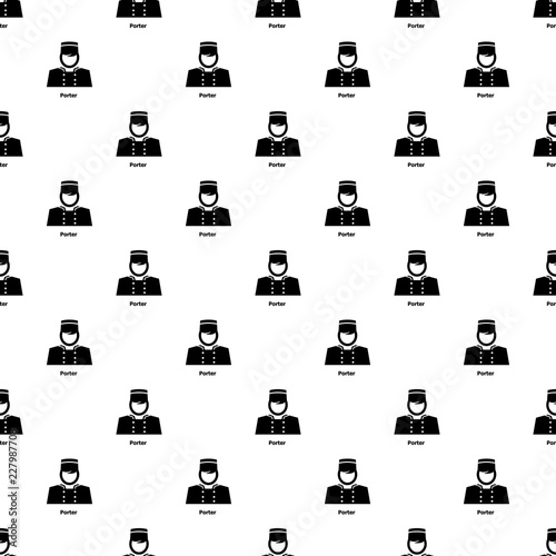 Porter pattern vector seamless repeating for any web design