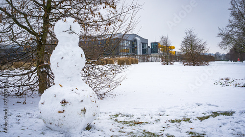 Gera Hofweisenpark Winterlandschaft photo