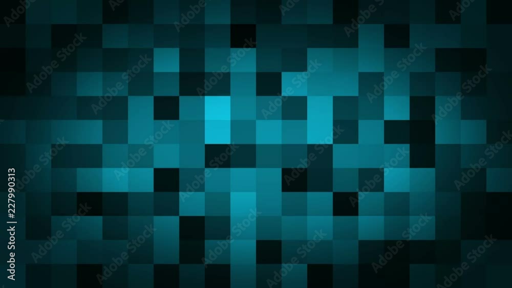 Blue seamless mosaic random moving Blue seamless mosaic random moving