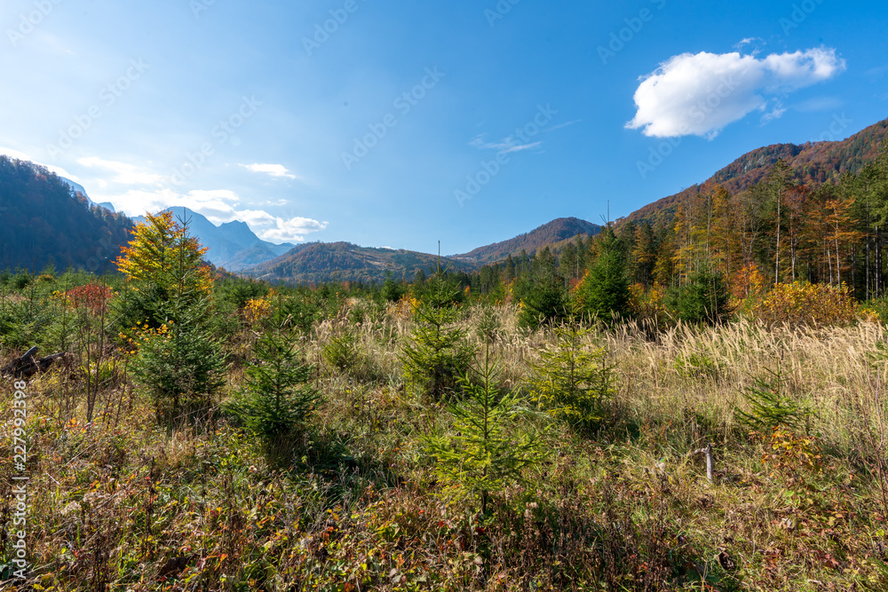 Almtal Herbstlandschaft