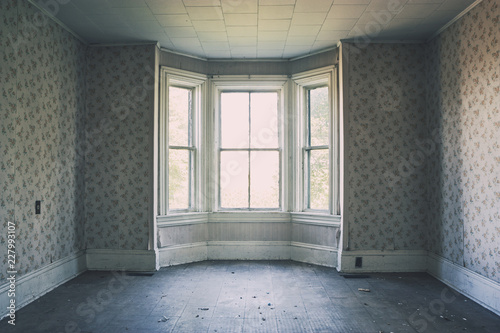 Abandoned house interior