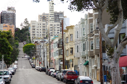 Une rue dans San Francisco (USA)