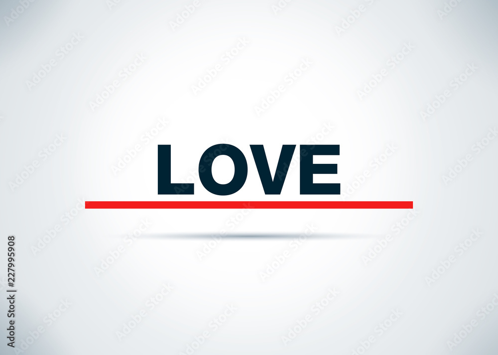 Love Abstract Flat Background Design Illustration Love Abstract Flat Background Design Illustration