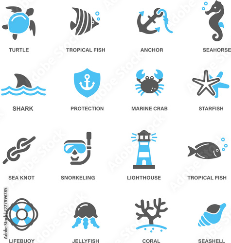 Nautical Icons set