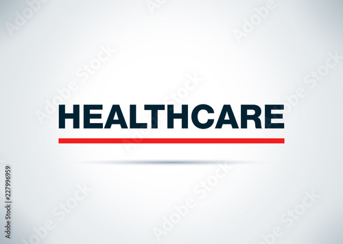 Healthcare Abstract Flat Background Design Illustration