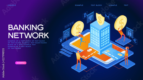 Banking network Web Banner