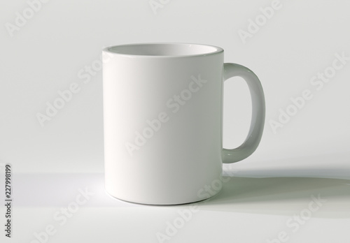 ug mockup on white background. 3d rendering.