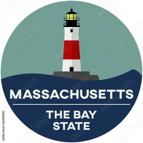 massachusetts: the bay state | digital badge