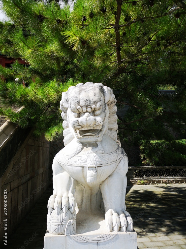 Löwe im Chinesischen Garten