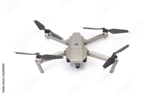 Drone on white background