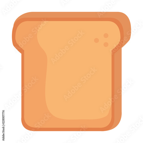 delicious toast bread icon